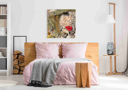 'Ladylips' by Karen Smith, Canvas Wall Art,37x37