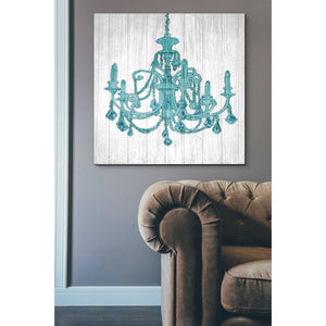 'Luxurious Lights III Turquoise' by James Wiens, Canvas Wall Art,37 x 37