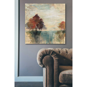'Landscape Monotype II' by Silvia Vassileva, Canvas Wall Art,37 x 37