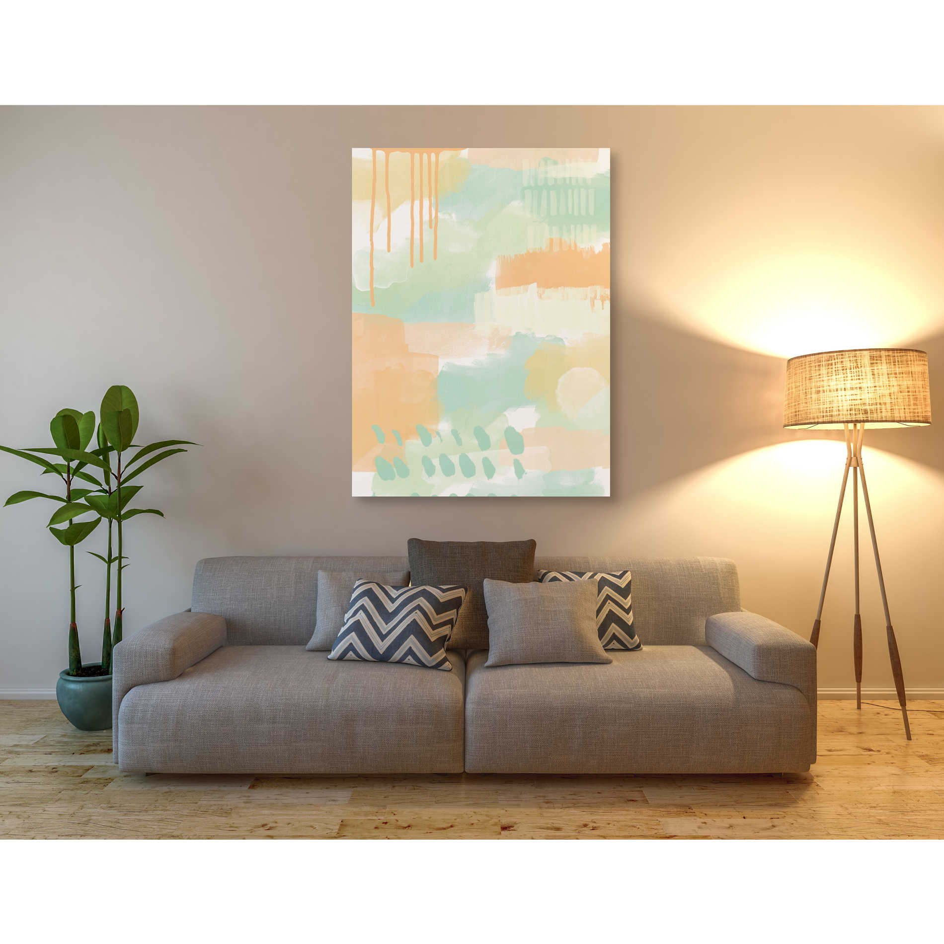 'Abstract I' by Linda Woods, Canvas Wall Art,40 x 54