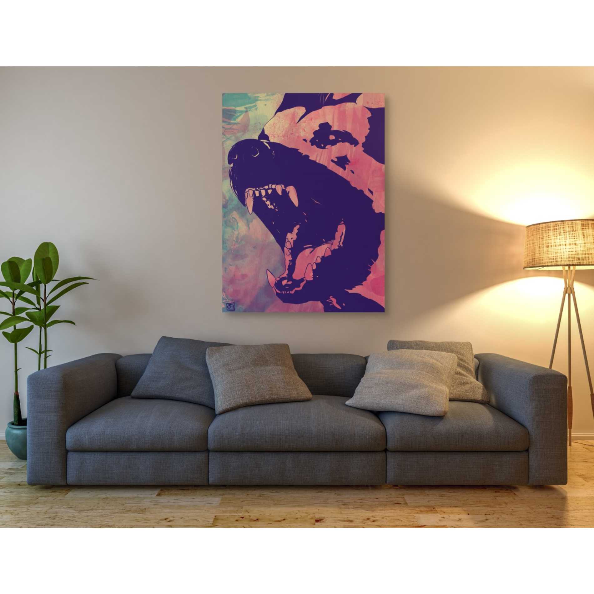 'Dog' by Giuseppe Cristiano, Canvas Wall Art,40 x 54