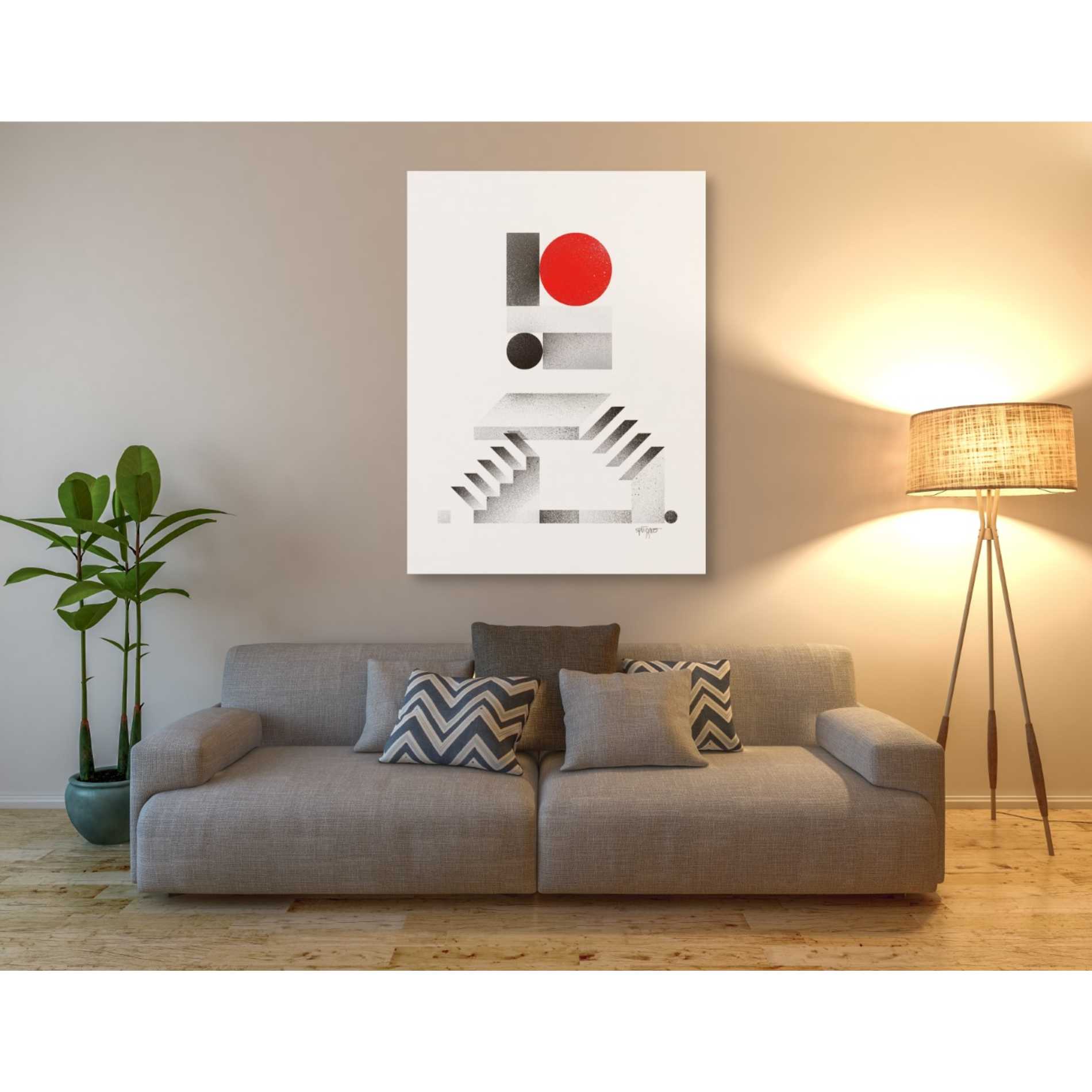 'Open Space 3' by Antony Squizzato, Canvas Wall Art,40 x 54