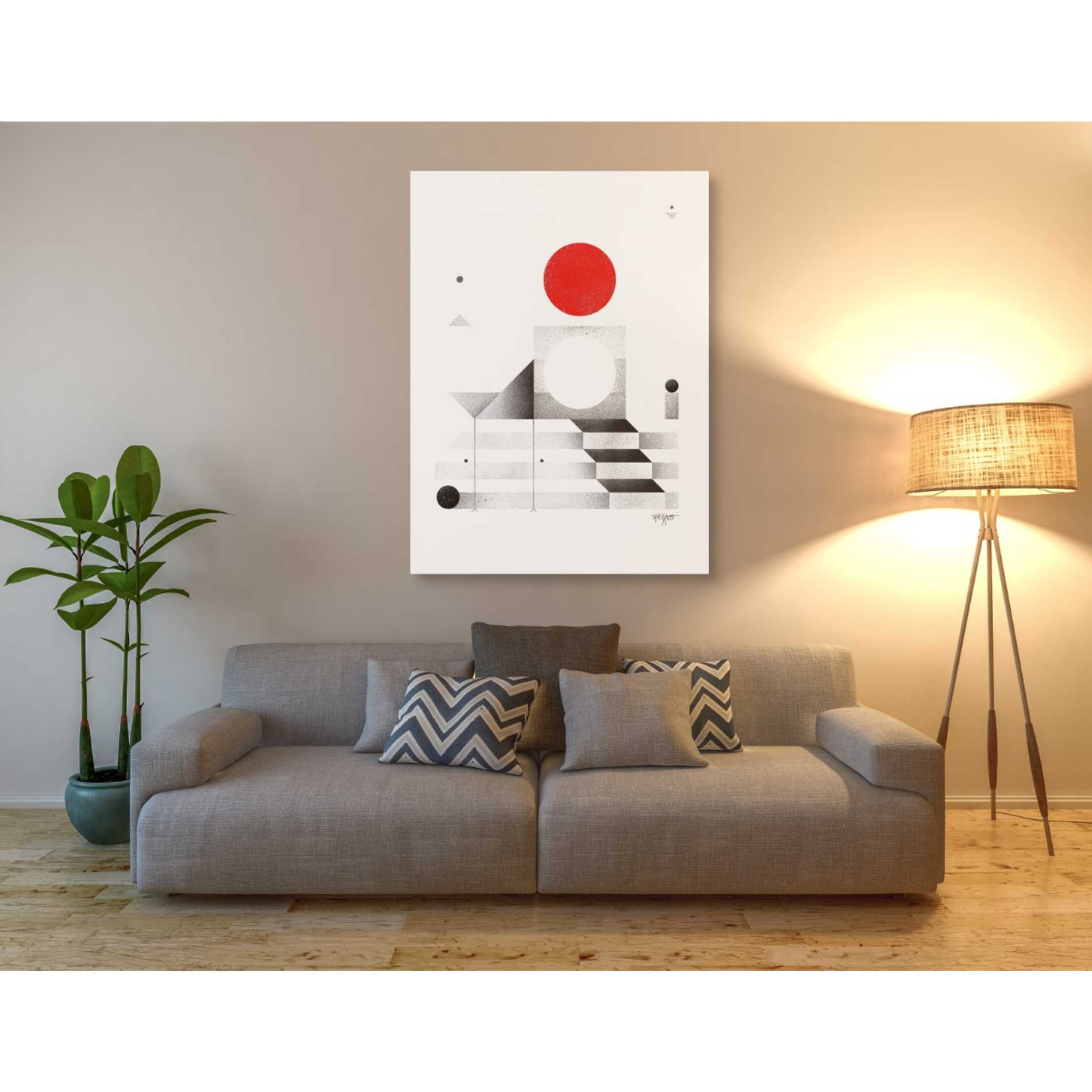 'Open Space 4' by Antony Squizzato, Canvas Wall Art,40 x 54