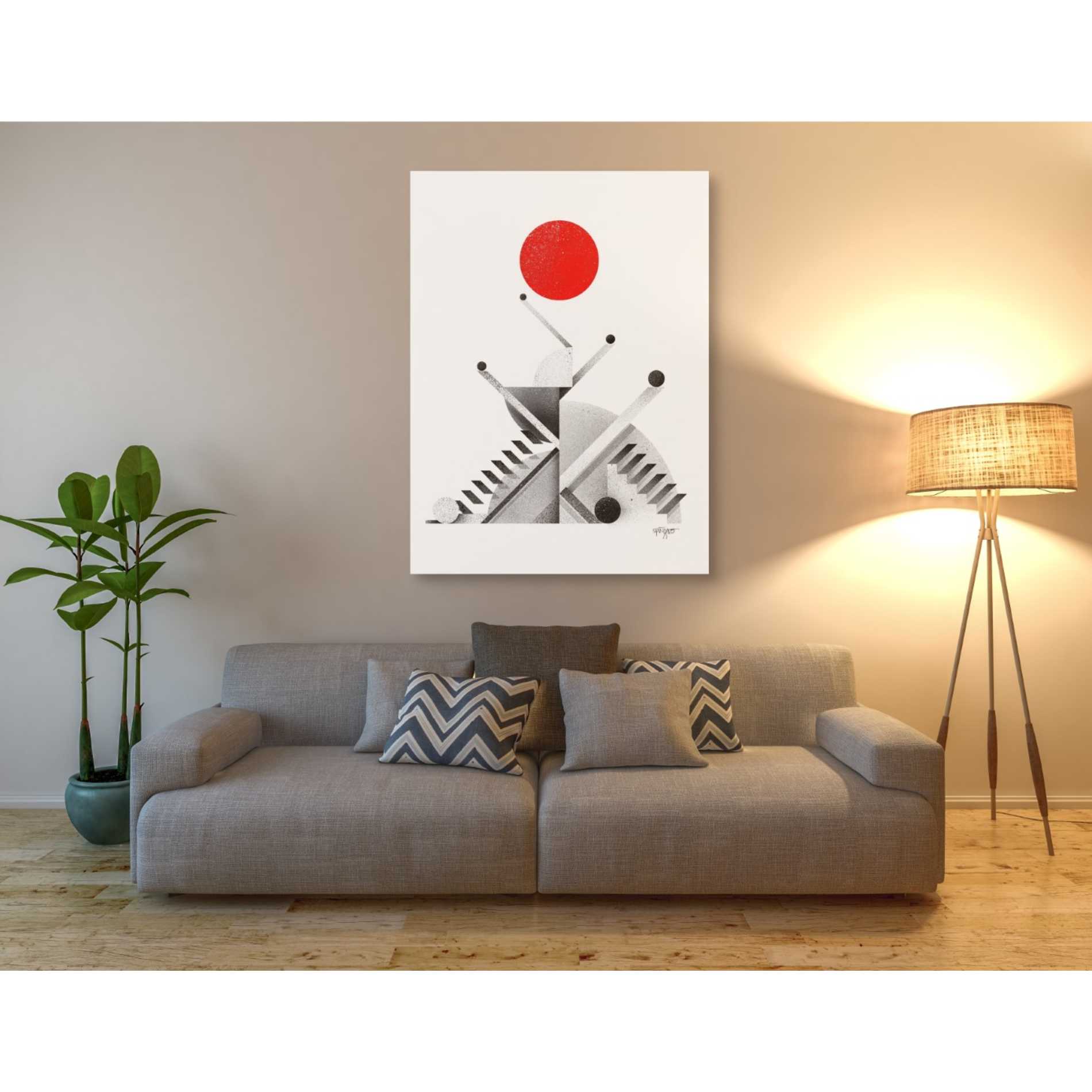 'Open Space 5' by Antony Squizzato, Canvas Wall Art,40 x 54