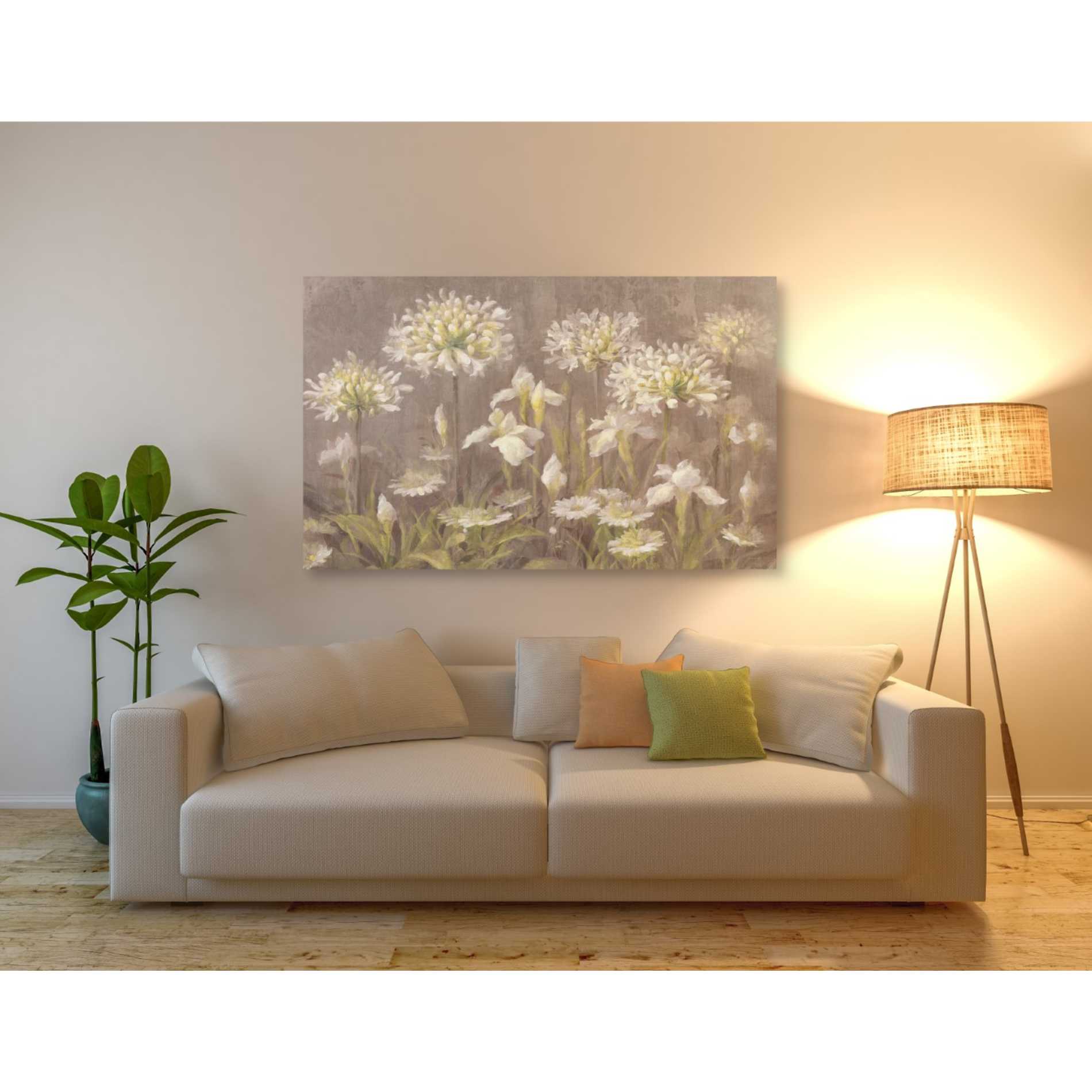 'Spring Blossoms Neutral' by Danhui Nai, Canvas Wall Art,40 x 54