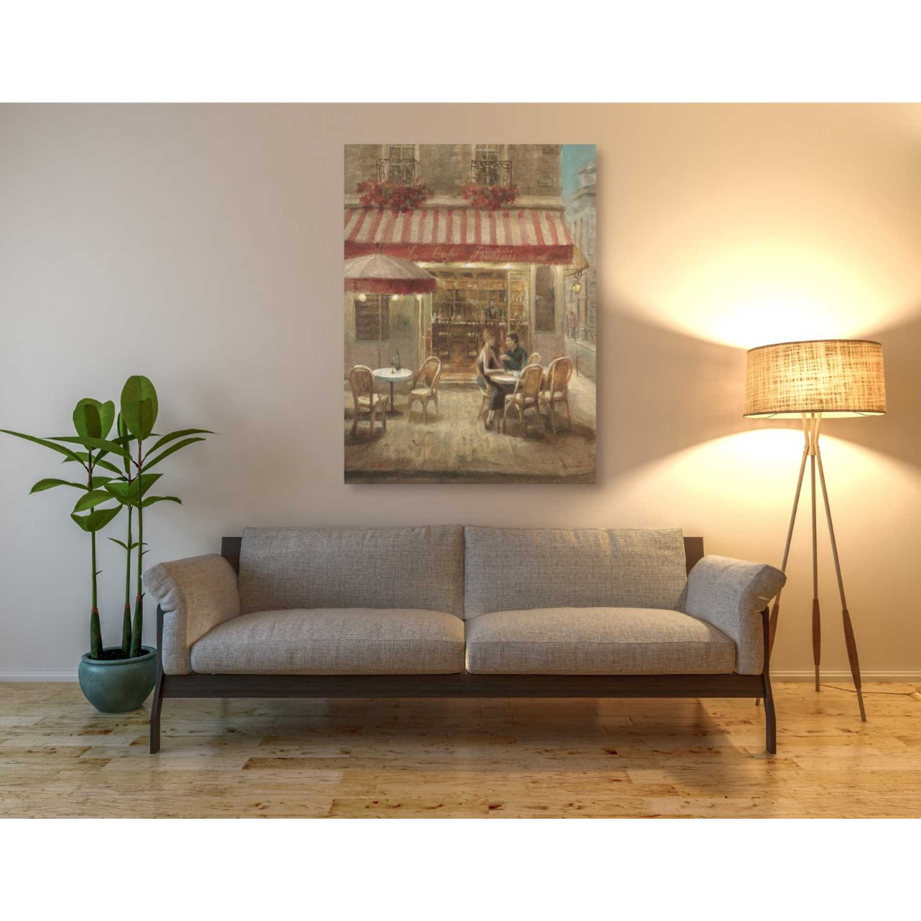 'Paris Cafe II Crop' by Danhui Nai, Canvas Wall Art,40 x 54