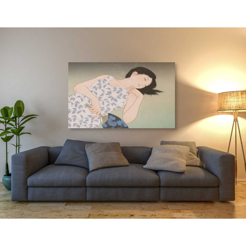 Image of 'Evening Cicada' by Sai Tamiya, Canvas Wall Art,54 x 40