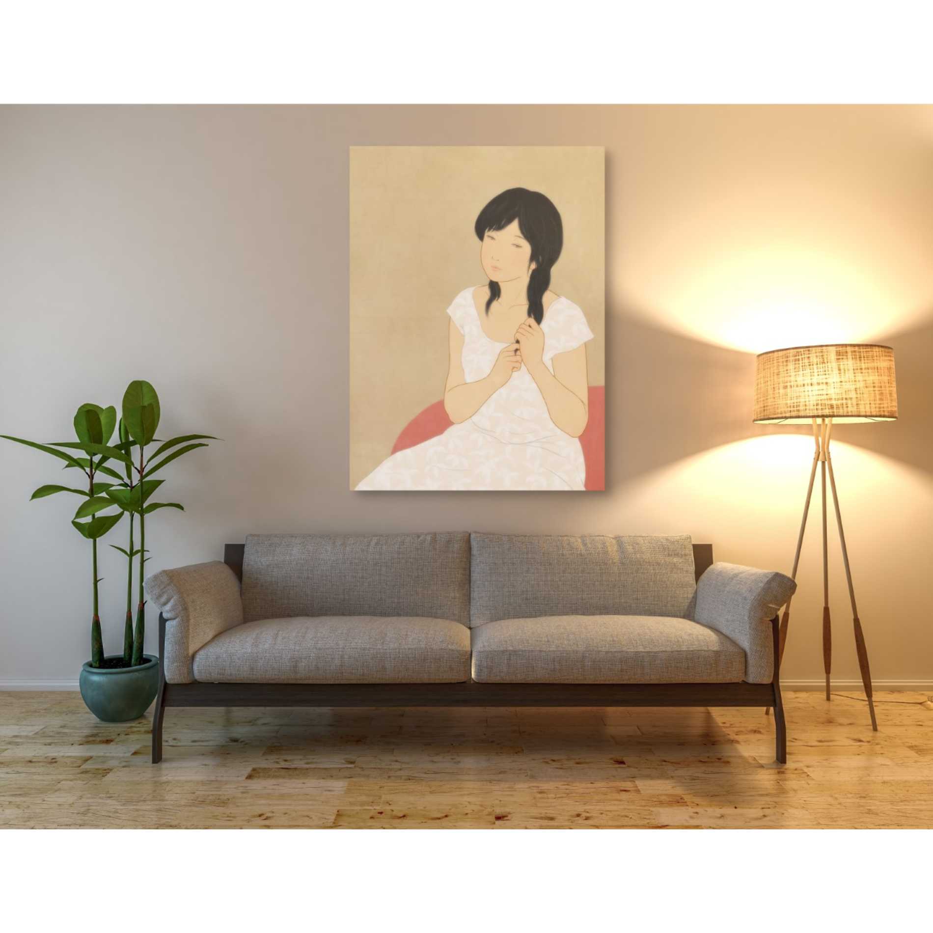 'Shizuka' by Sai Tamiya, Canvas Wall Art,40 x 54