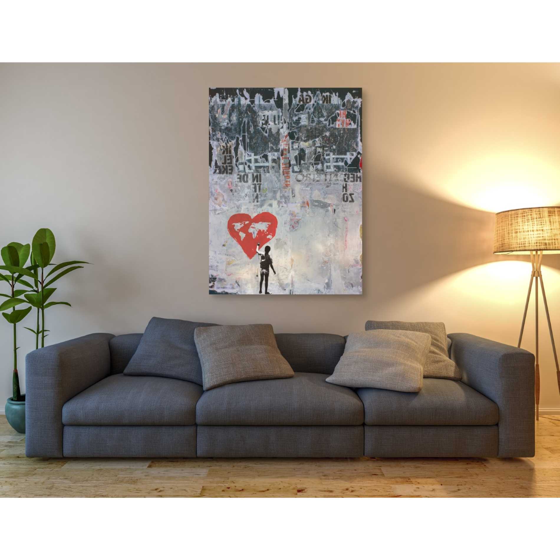 'WILD WORLD' by DB Waterman, Giclee Canvas Wall Art