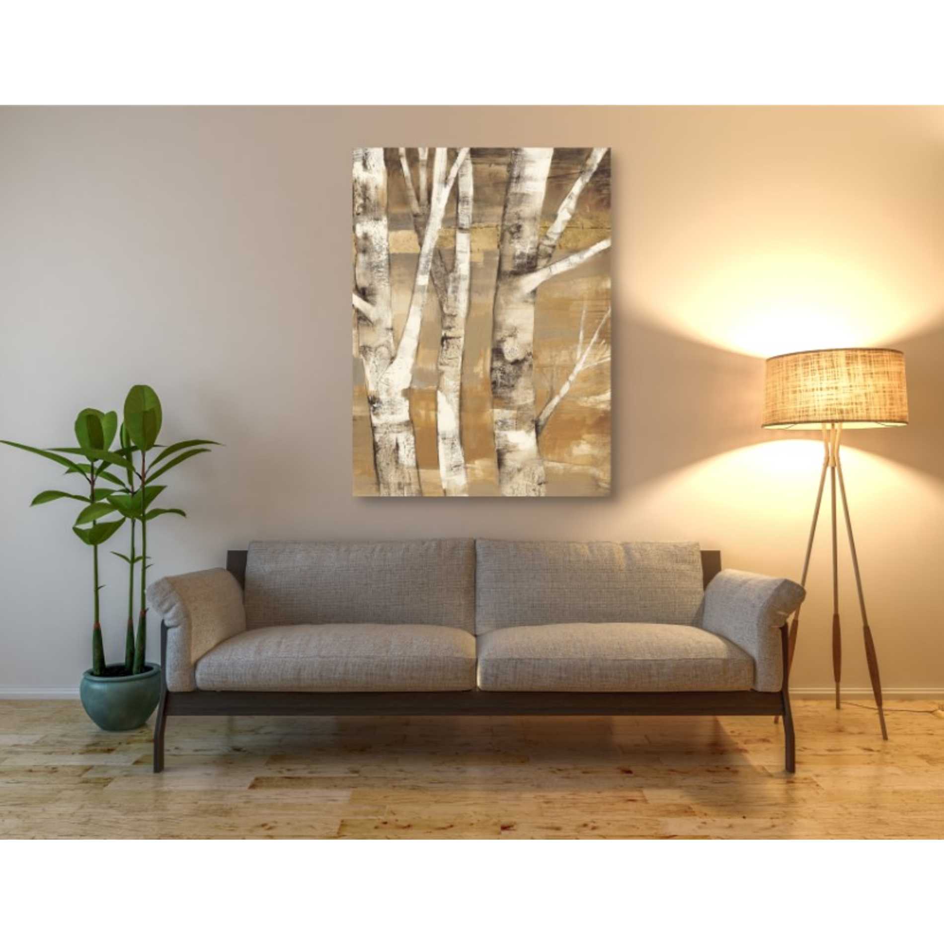 'Wandering Through the Birches II' by Albena Hristova, Canvas Wall Art,40 x 54