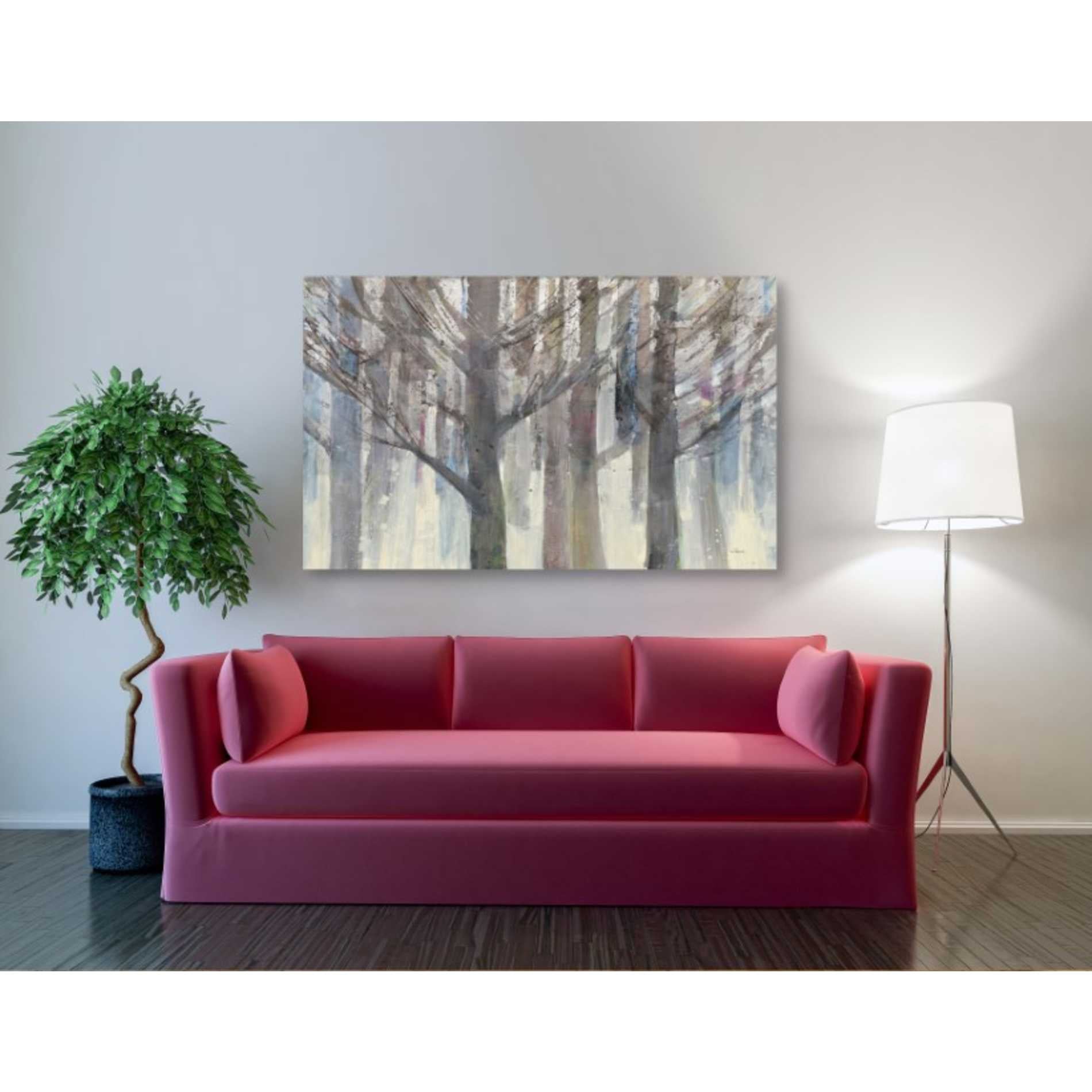 'Forest Light' by Albena Hristova, Canvas Wall Art,54 x 40