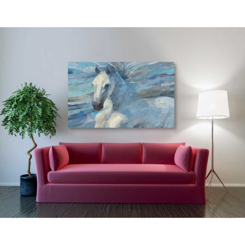 Image of 'Poseidon Indigo' by Albena Hristova, Canvas Wall Art,54 x 40