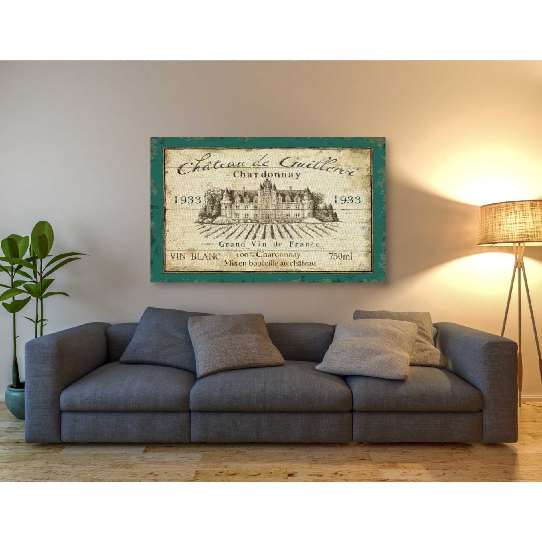 'French Wine Label IV' by Daphne Brissonet, Canvas Wall Art,40 x 54