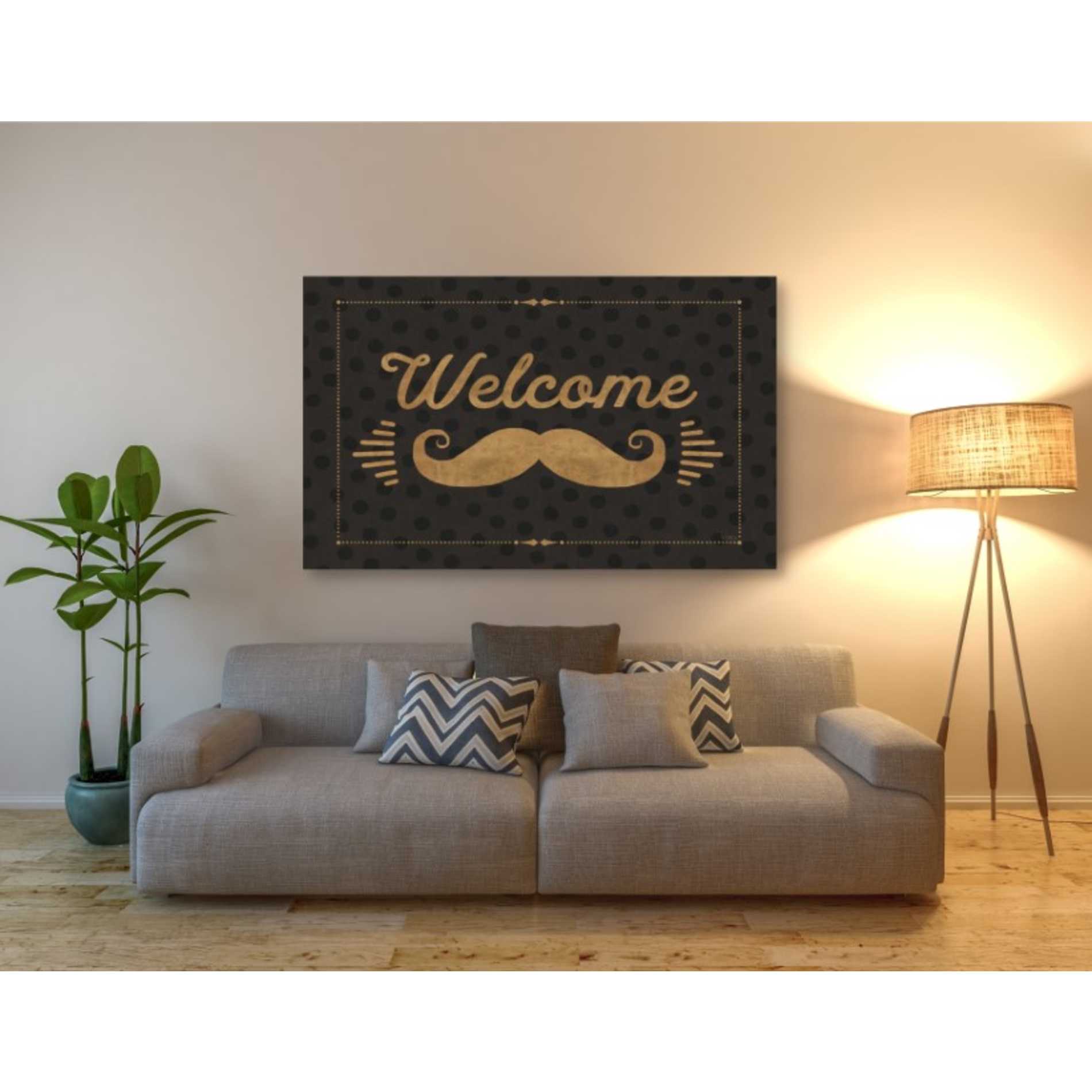 'Coffee and Friends V' by Veronique Charron, Canvas Wall Art,54 x 40
