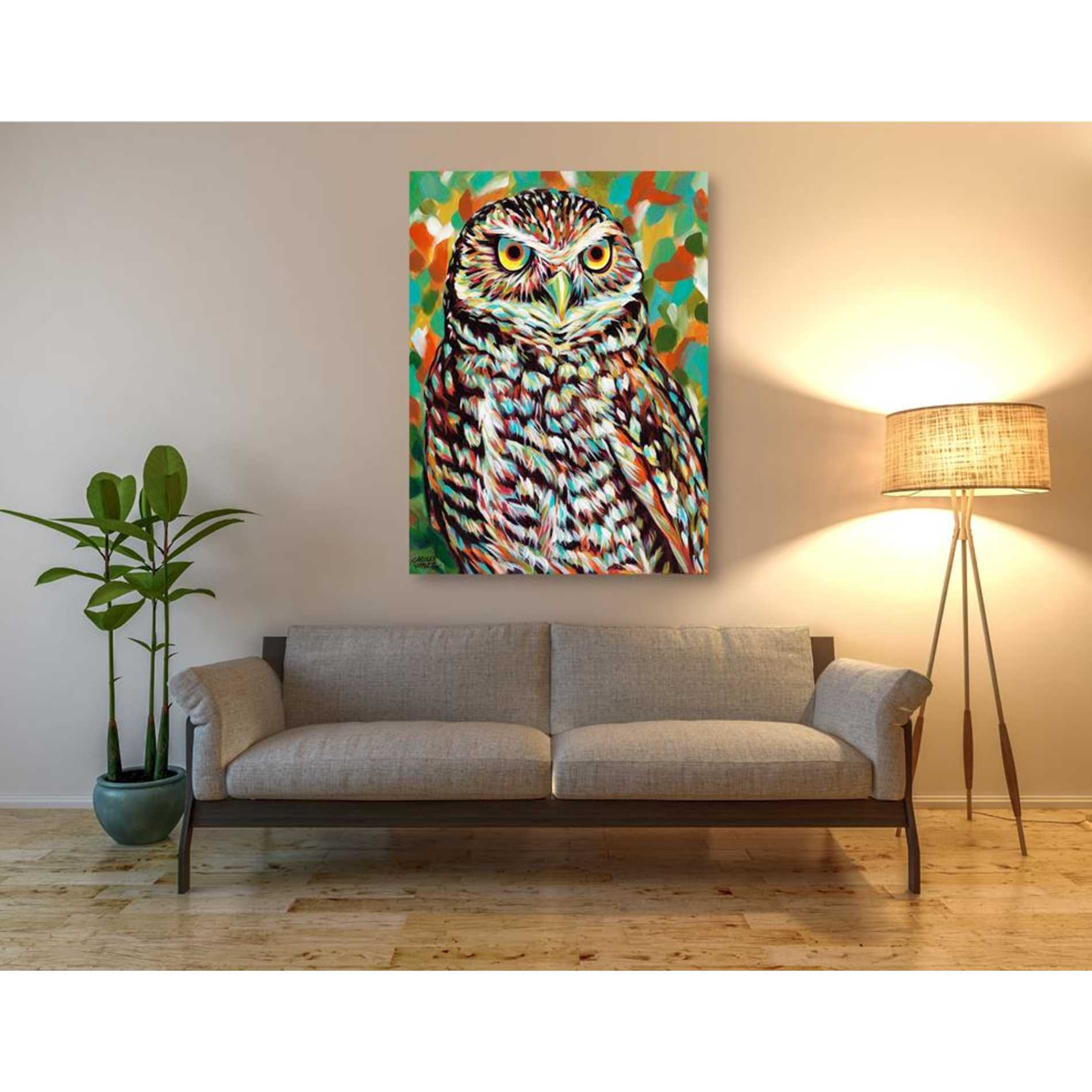 'Furry Feather Friends II' by Carolee Vitaletti Giclee Canvas Wall Art