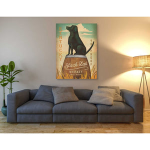 'Black Lab Whiskey Kentucky Crop' by Ryan Fowler, Canvas Wall Art,40 x 54
