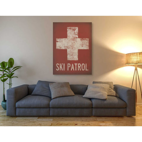 Image of 'Ski Patrol' by Ryan Fowler, Canvas Wall Art,40 x 54
