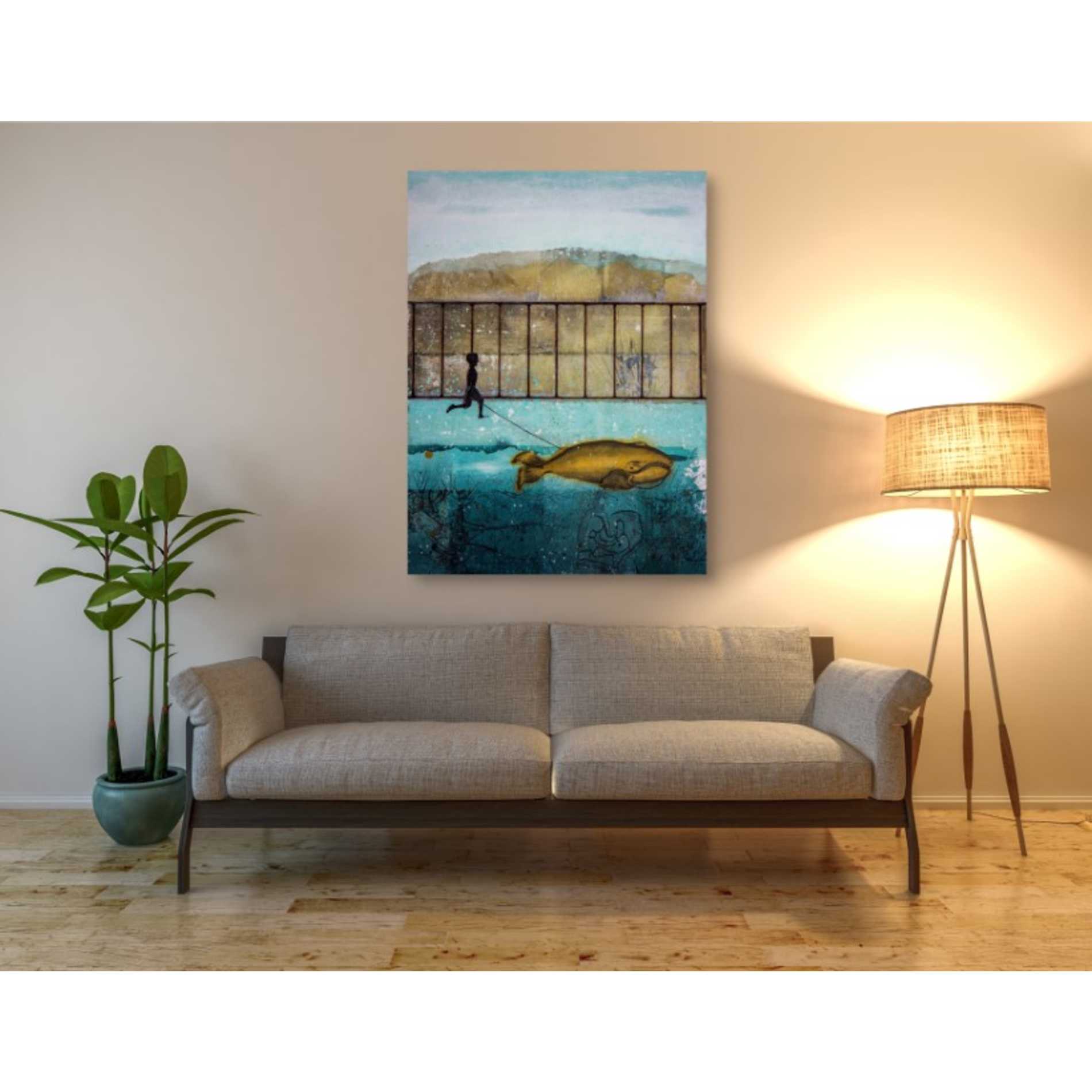 'GOOD COMPANION' by DB Waterman, Giclee Canvas Wall Art