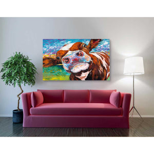 'Curious Cow I' by Carolee Vitaletti Giclee Canvas Wall Art