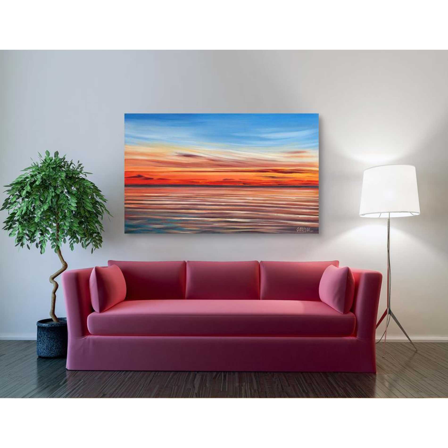 'Tranquil Sky II' by Carolee Vitaletti Giclee Canvas Wall Art