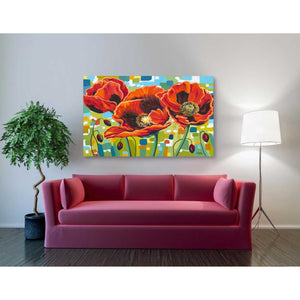 'Vivid Poppies III' by Carolee Vitaletti Giclee Canvas Wall Art