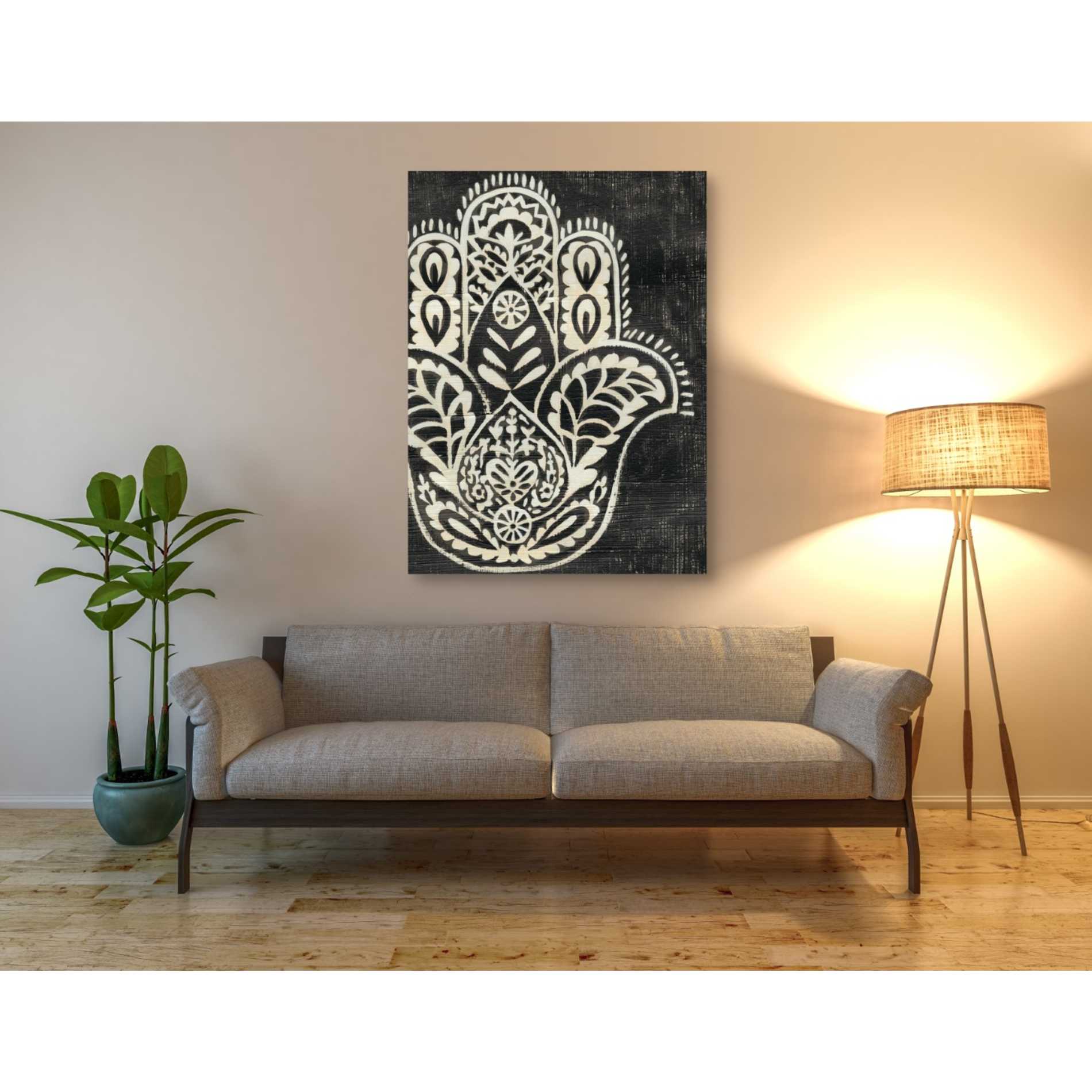 'Night Hamsa I' by Chariklia Zarris Giclee Canvas Wall Art