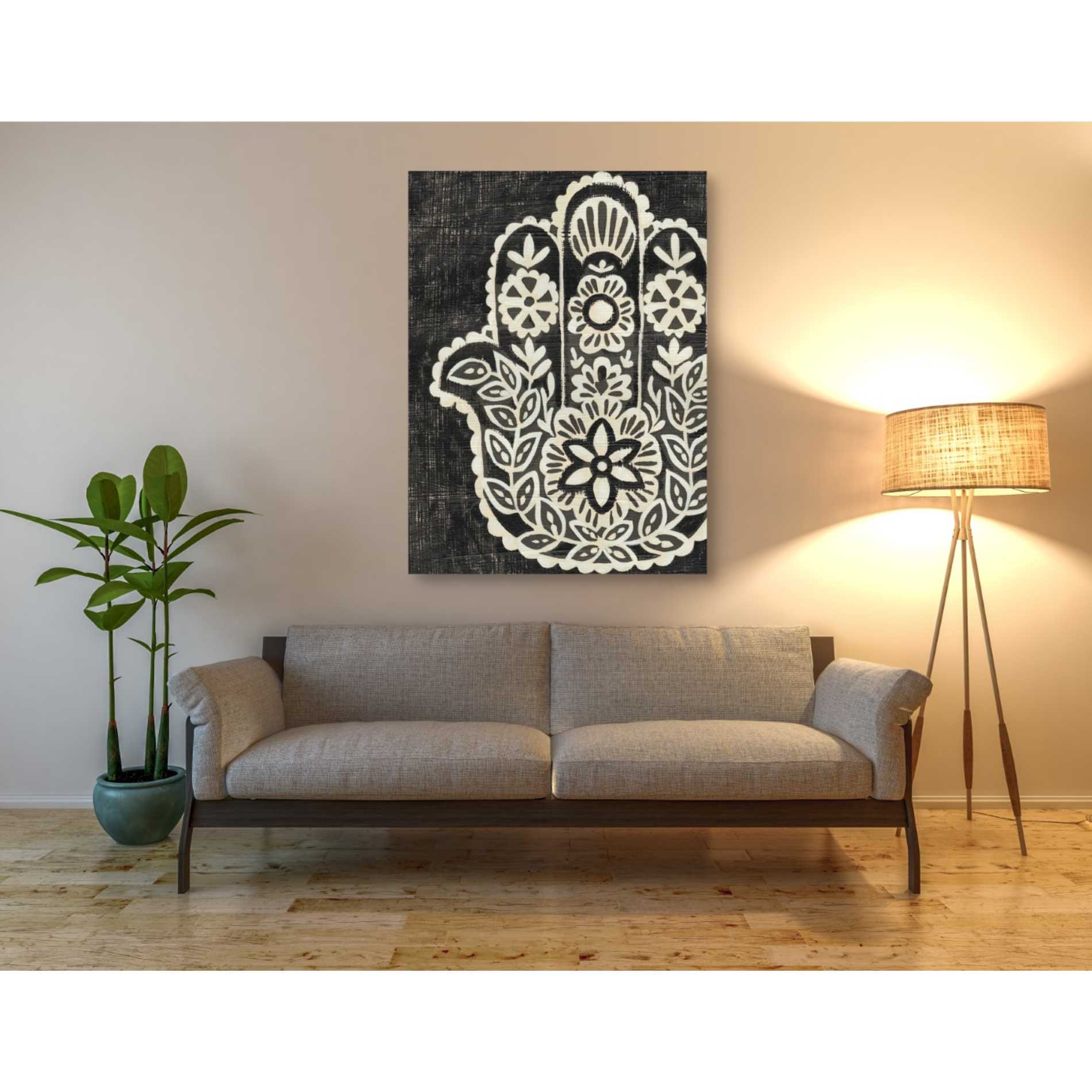 'Night Hamsa II' by Chariklia Zarris Giclee Canvas Wall Art