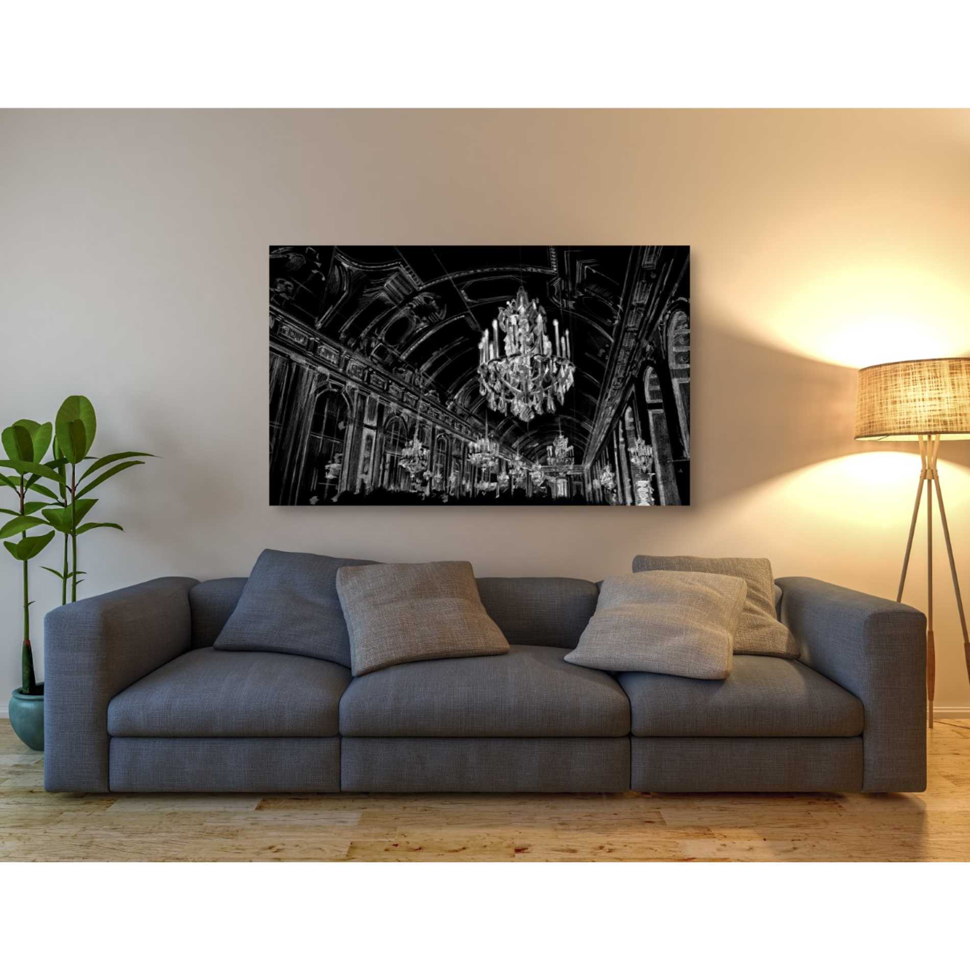 'Ballroom Sketch' by Ethan Harper Canvas Wall Art,54 x 40