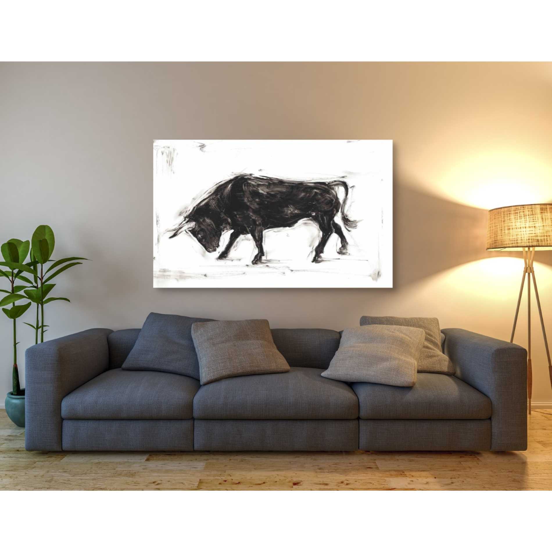 'Toro I' by Ethan Harper Canvas Wall Art,54 x 40