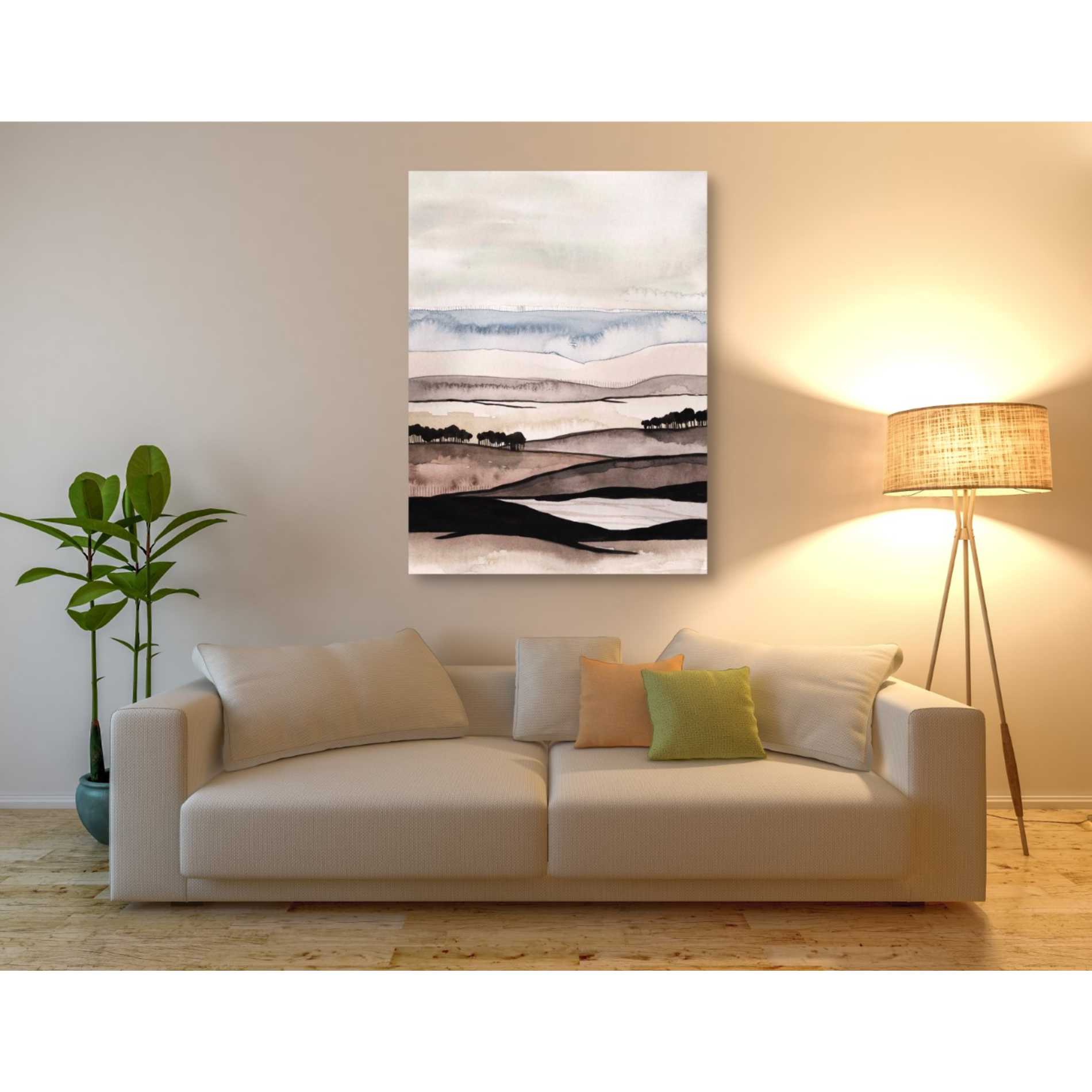 'Watercolor Strata I' by Grace Popp Canvas Wall Art,40 x 54