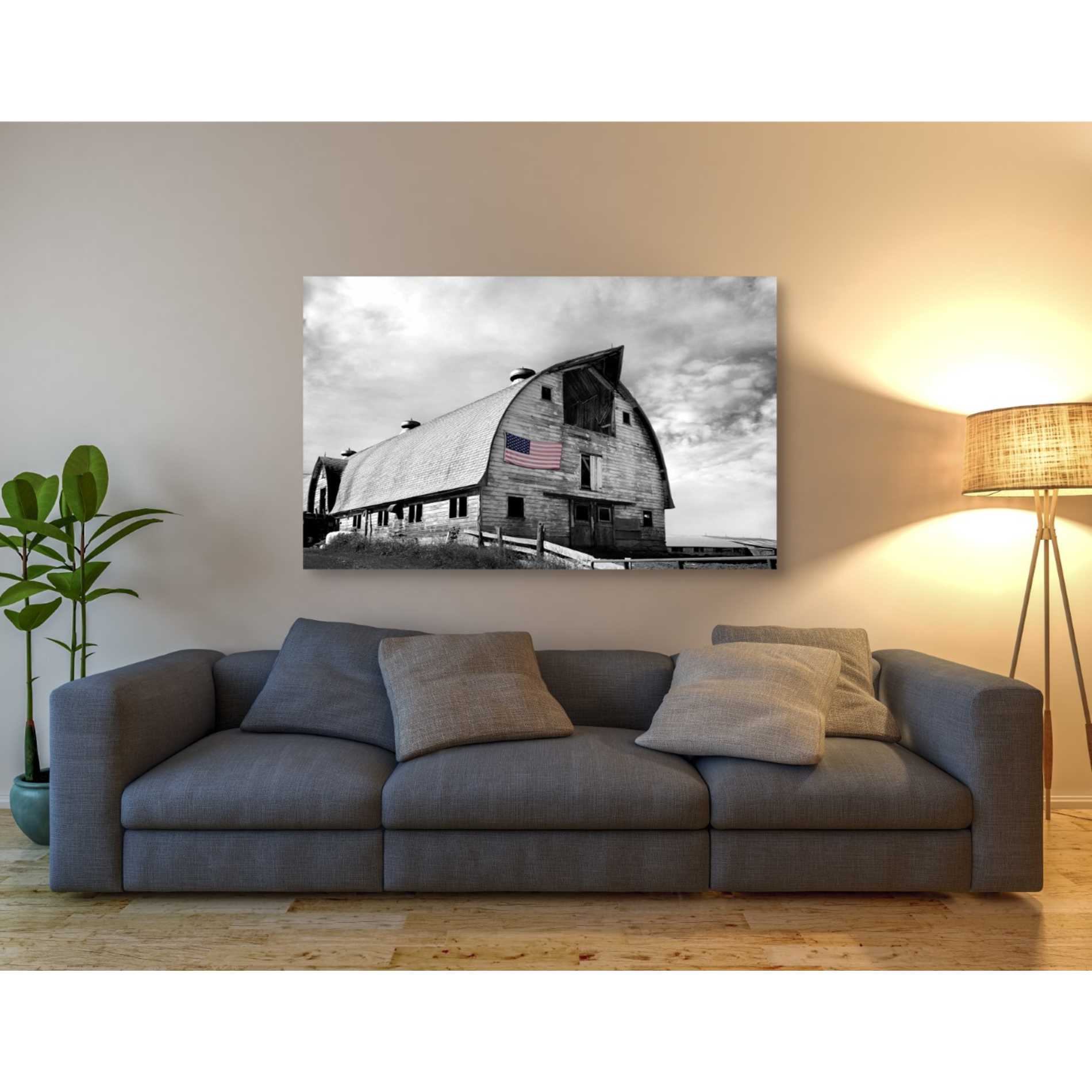 'Flags of Our Farmers X' by James McLoughlin Giclee Canvas Wall Art
