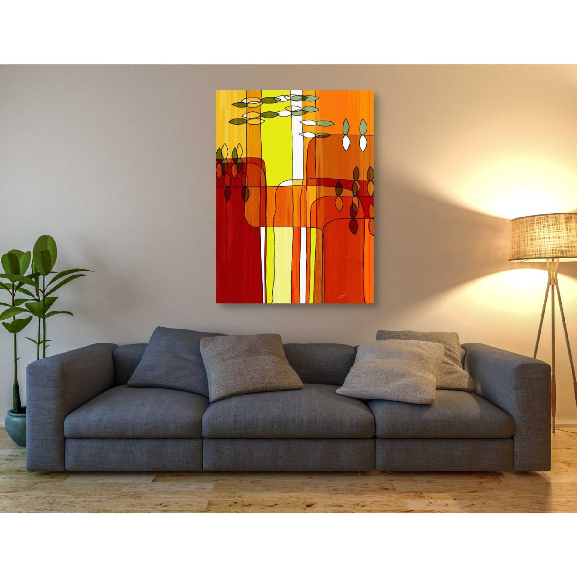 'Uplift I' by James Burghardt Giclee Canvas Wall Art