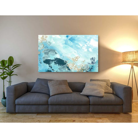 Image of 'Aqua Wave Form II' by June Erica Giclee Canvas Wall Art