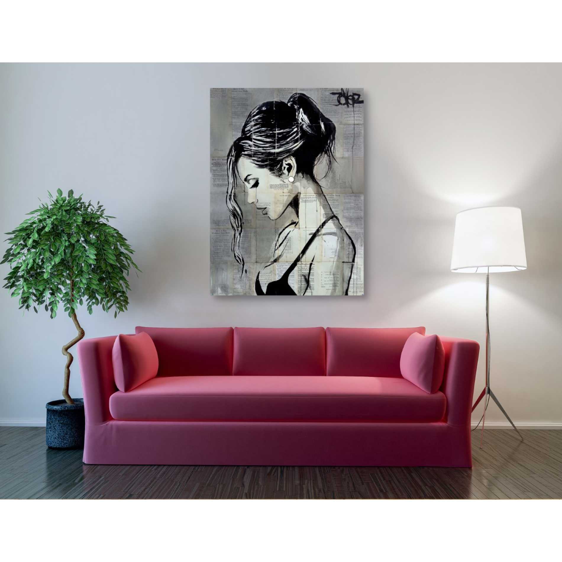 'Being' by Loui Jover, Canvas Wall Art,40 x 54