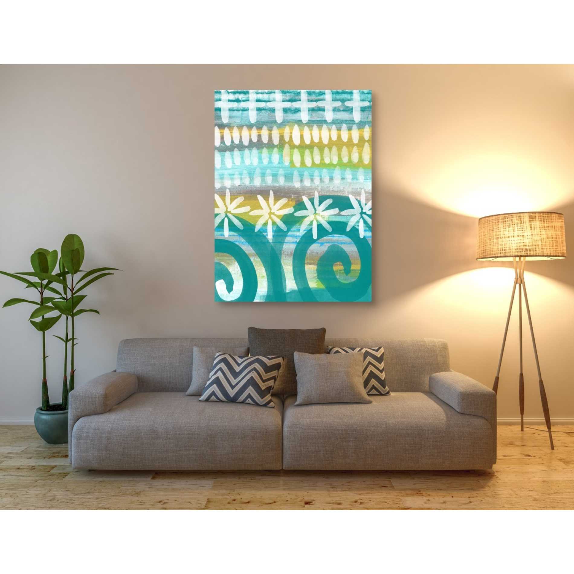 'Fiesta II' by Linda Woods, Canvas Wall Art,40 x 54