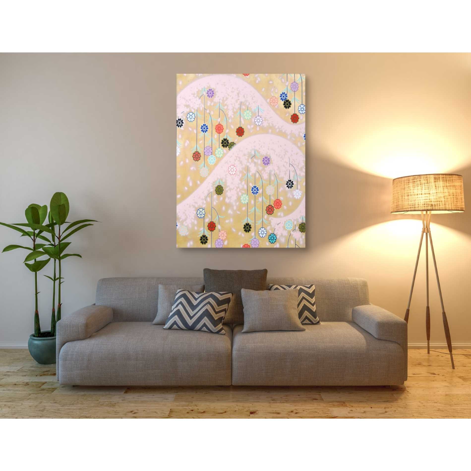 'Cherry Mountain' by Zigen Tanabe, Giclee Canvas Wall Art