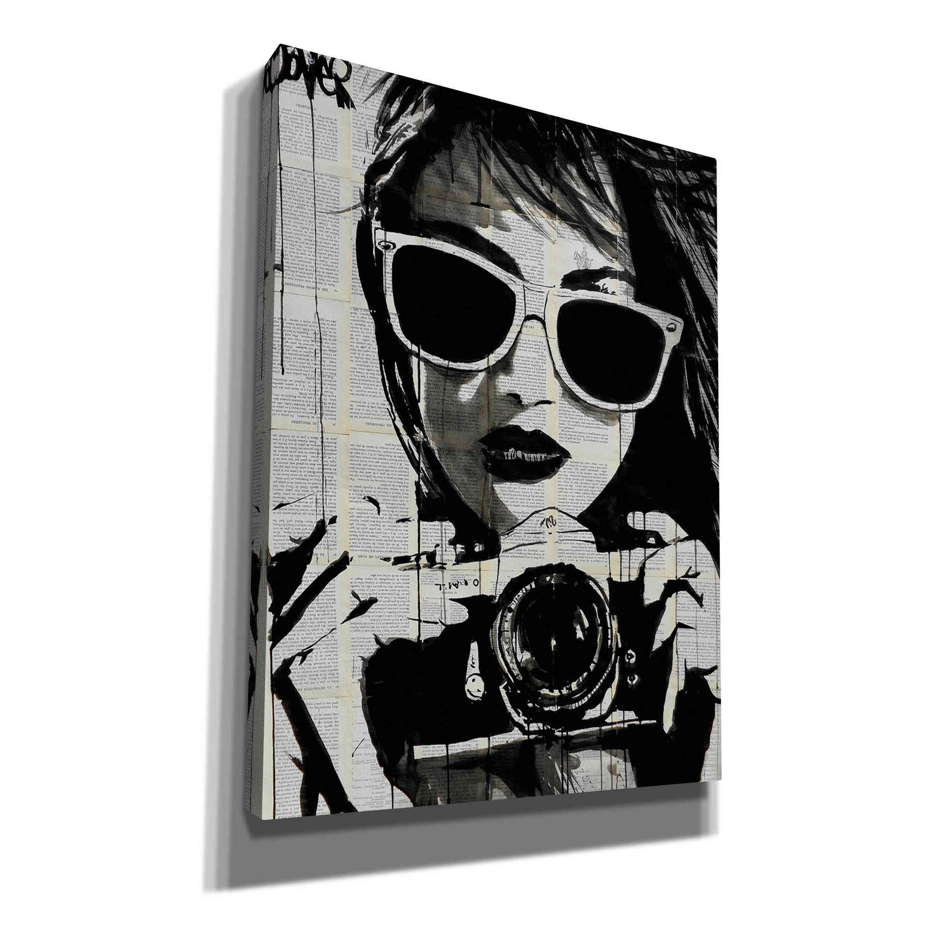 'Shoot' by Loui Jover, Canvas Wall Art,40 x 60