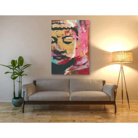Image of 'Painted Buddha III' by Linda Woods, Canvas Wall Art,40 x 60