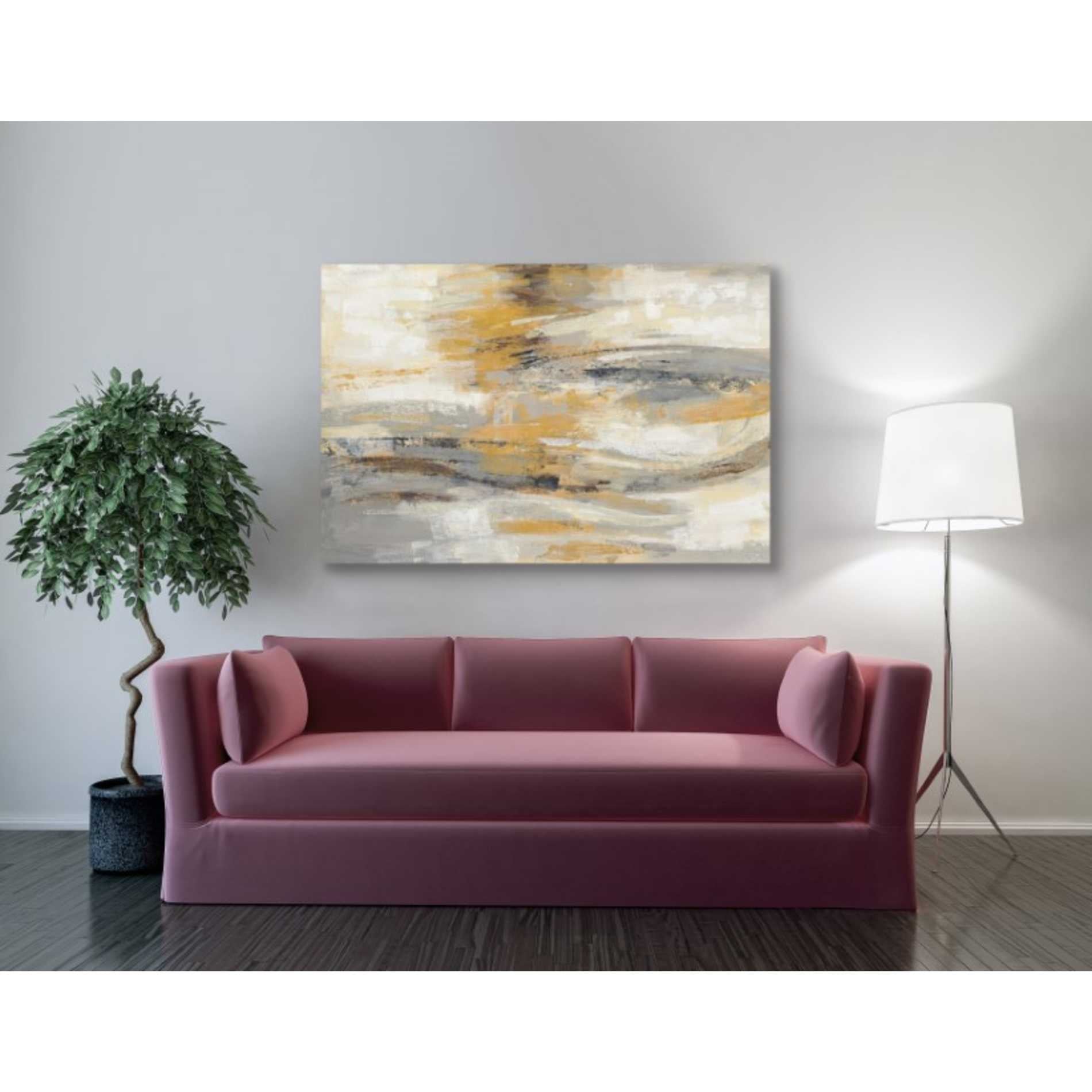 'Golden Dust' by Silvia Vassileva, Canvas Wall Art,40 x 60