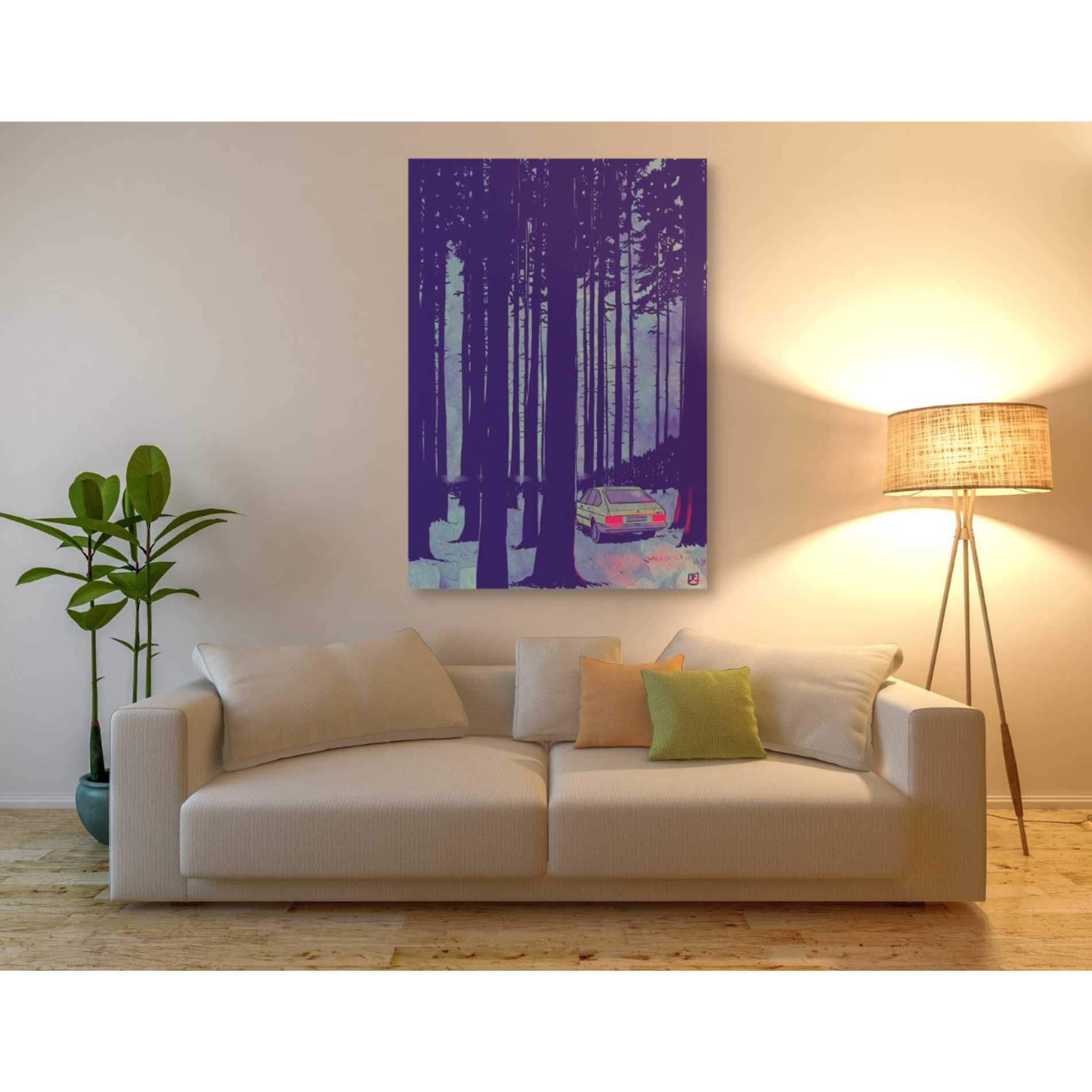 'Cars 11' by Giuseppe Cristiano, Canvas Wall Art,40 x 60