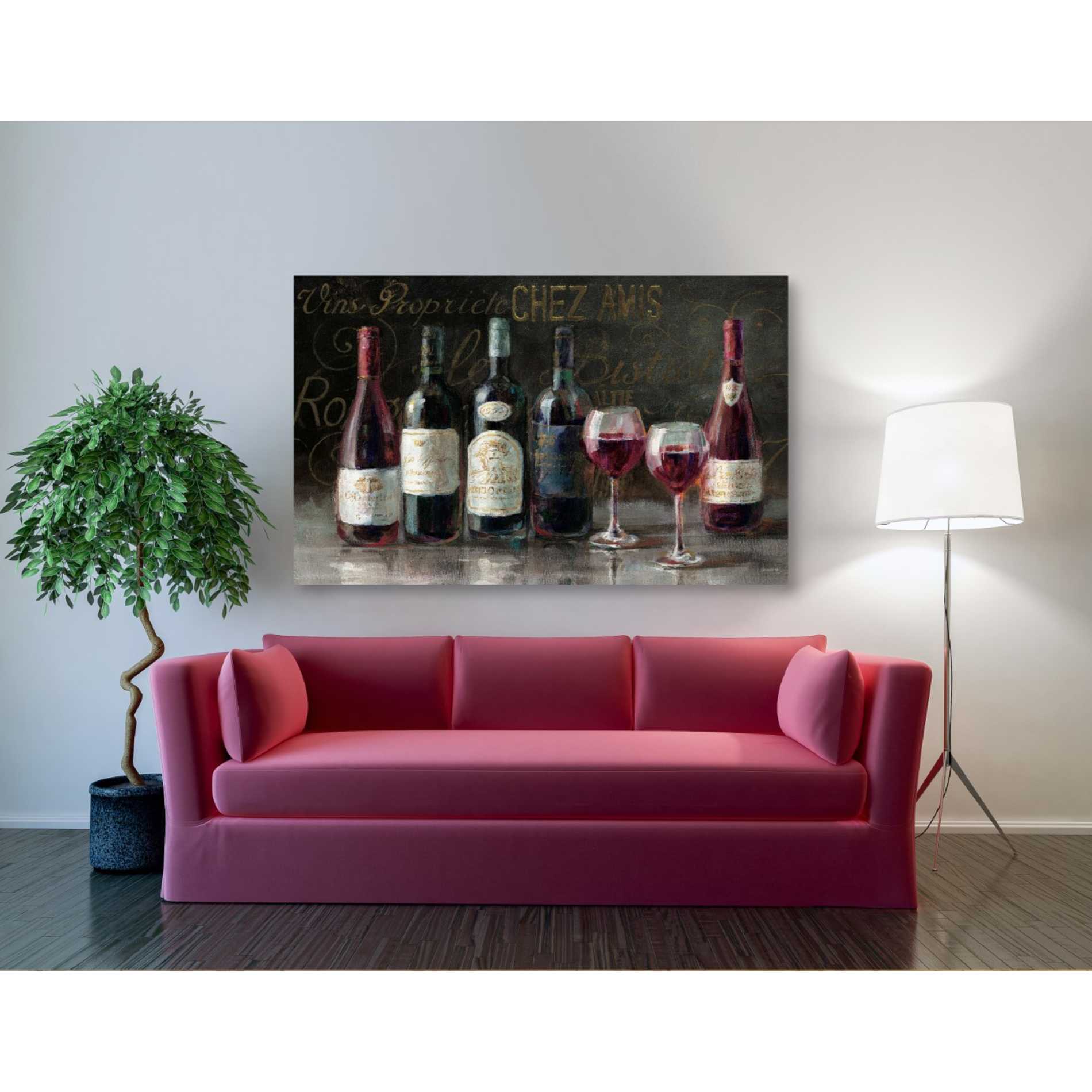 'Bistro Reds v.2 Crop' by Danhui Nai, Canvas Wall Art,40 x 60