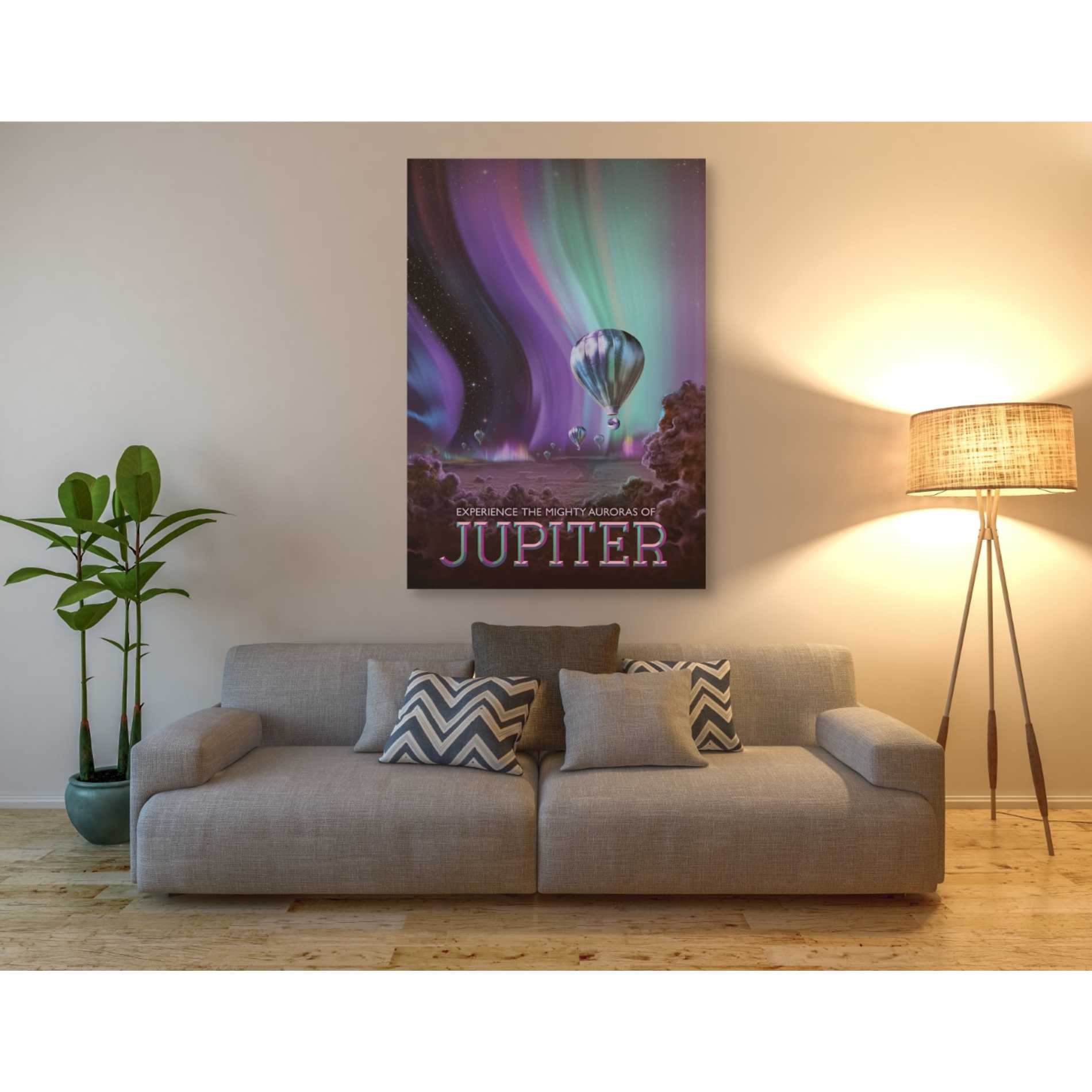 'Visions of the Future: Jupiter' Canvas Wall Art,40 x 60