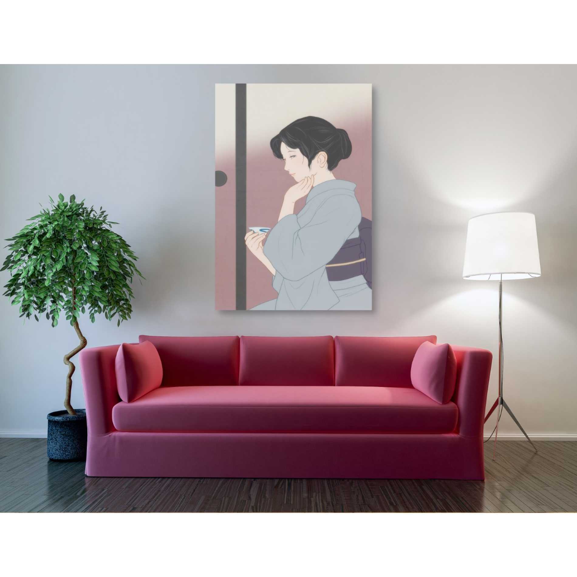 'Horoyoi' by Sai Tamiya, Canvas Wall Art,40 x 60