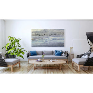 'Silver Horizon' by Albena Hristova, Canvas Wall Art,60 x 40