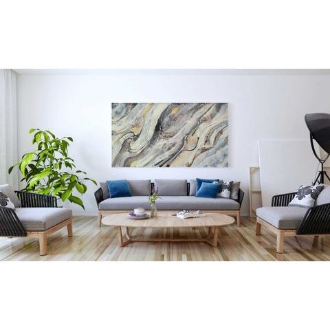 Image of 'Golden Falls' by Albena Hristova, Canvas Wall Art,60 x 40