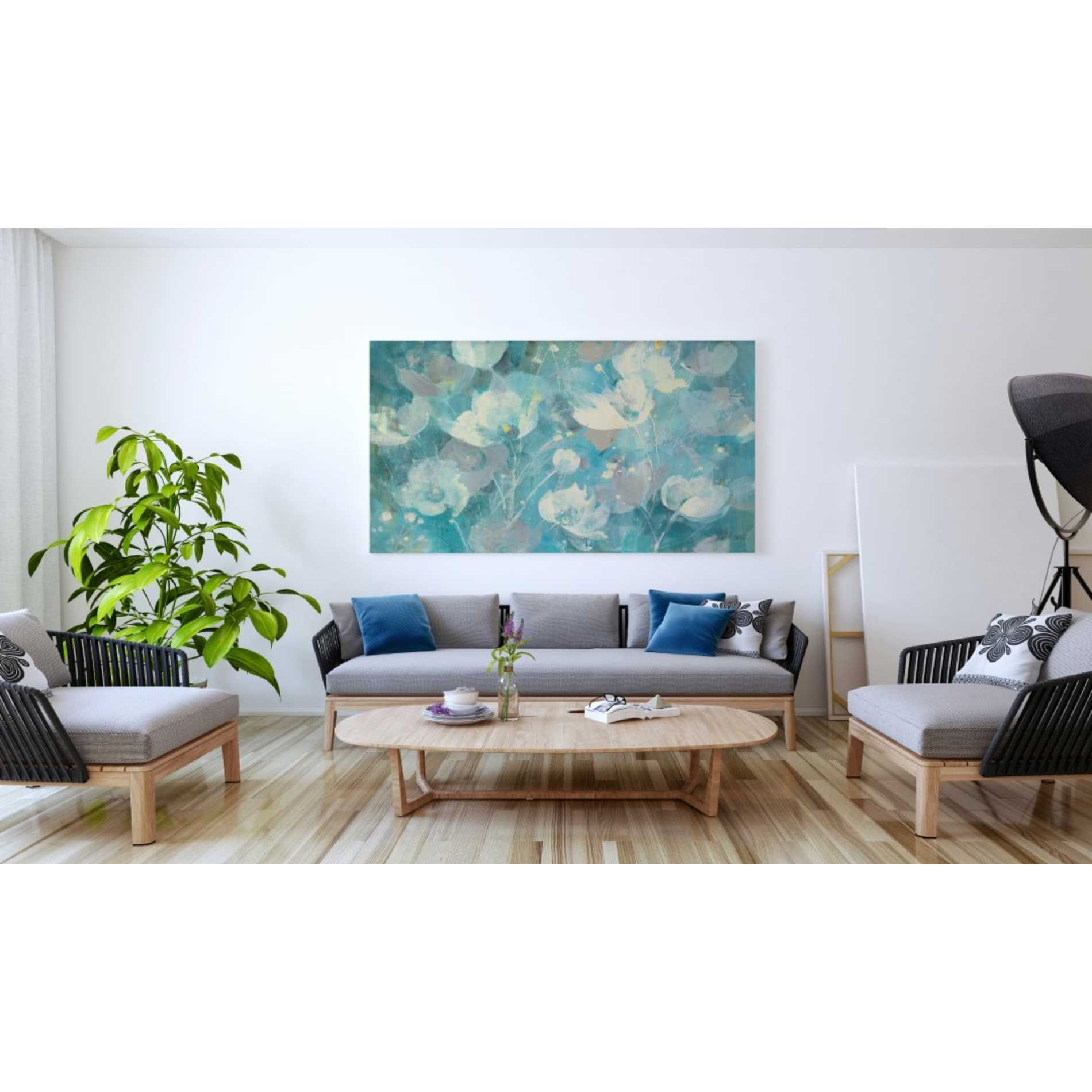 'Gardens Past' by Albena Hristova, Canvas Wall Art,60 x 40