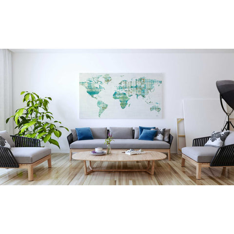 Image of 'Kanari Map' by Melissa Averinos, Canvas Wall Art,40 x 60