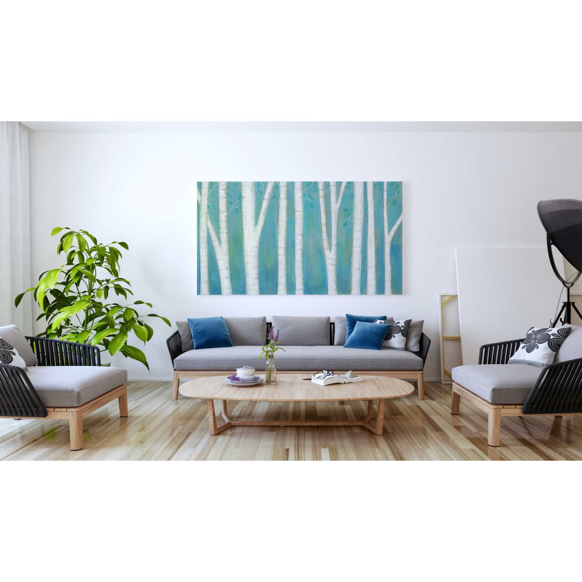 'Spring Woods' by Melissa Averinos, Canvas Wall Art,40 x 60