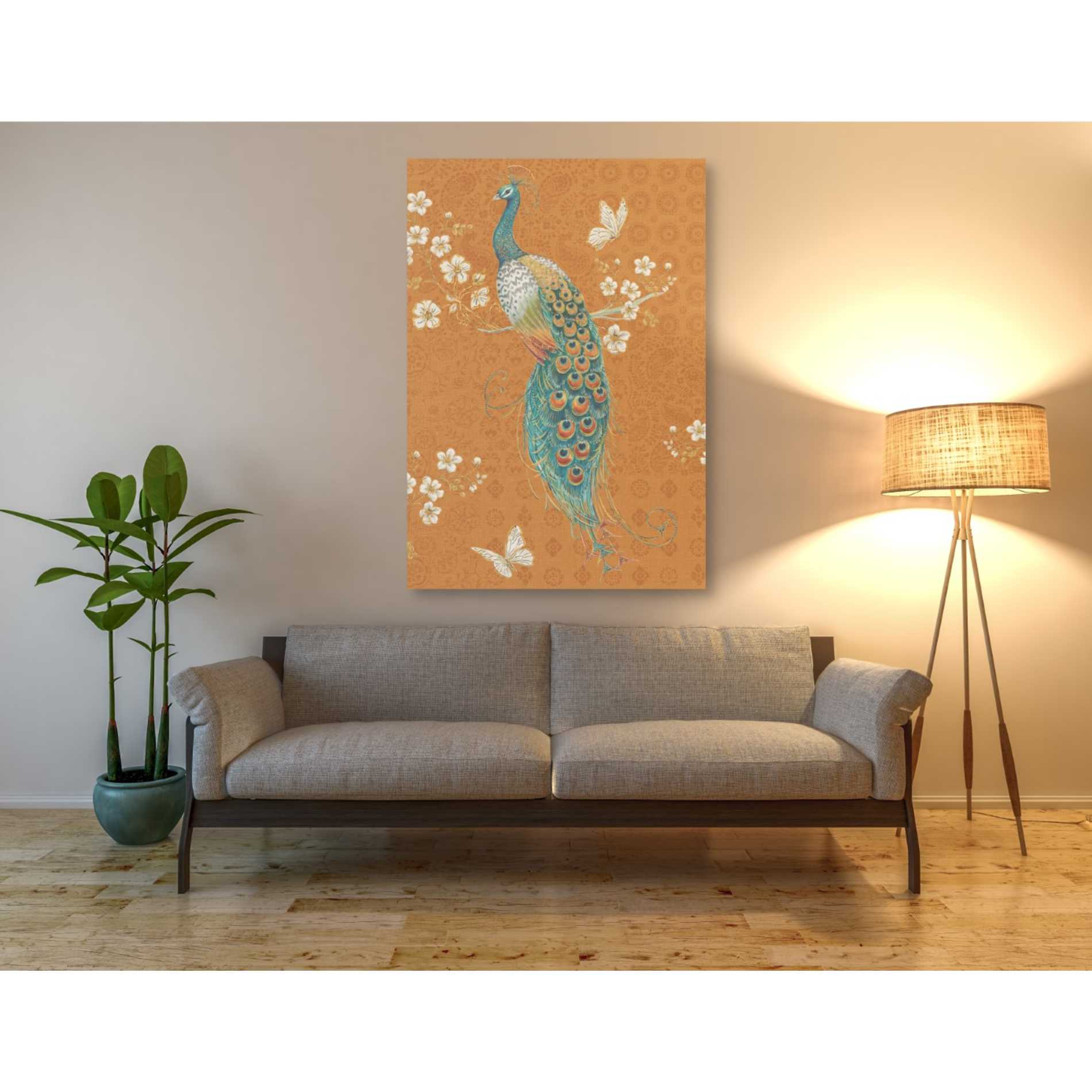 'Ornate Peacock X Spice' by Daphne Brissonet, Canvas Wall Art,40 x 60