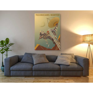 'Mars Explorer Series: Technicians Wanted' Canvas Wall Art,40 x 60